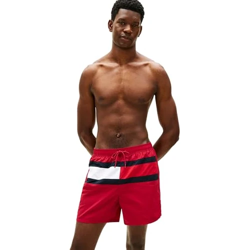 Oferta limitada: Tommy Hilfiger Bañador Hombre Medium Drawstring con Bolsillo Trasero, Rojo (Raspberry Juice), XXL de 69.90 € a 42.60 € (ahorro 39%)