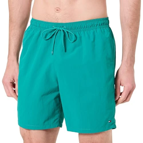 Oferta limitada: Tommy Hilfiger Traje de baño Largo con cordón Im & Na UM0UM03309 para Hombre, Verde (Esmeralda Tropical), L de 59.90 € a 47.95 € (ahorro 20%)