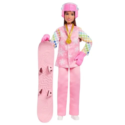 Offre limitée : Barbie Métiers Poupée Snowboardeuse et accessoire à changement de couleur de 21.78 € à 18.99 € (13% de remise)