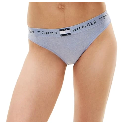 Limited-time offer: Tommy Hilfiger Women's Classic Bikini Briefs with Logo Waistband, Grey (Lilac Heather), S from 20.00 £ to 9.86 £ (save 51%)