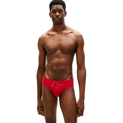 Offerta a tempo: Tommy Hilfiger Brief Um0um03726 Slip da Nuoto, Red (Medium Red), S Uomo - 34% da 49.90 € a 32.94 €