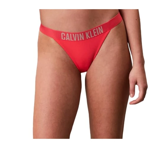 Oferta limitada: Calvin Klein Braguita de Bikini Mujer Brazilian con Logotipo en la Cintura, Rosa (Punch Pink), M de 44.90 € a 34.02 € (ahorro 24%)