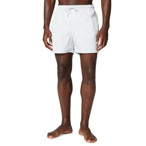 Offerta a tempo: Calvin Klein Uomo Pantaloncino da Bagno Medium Drawstring con Coulisse, Grigio (Silver Haze), 3XL - 50% da 69.90 € a 34.99 €