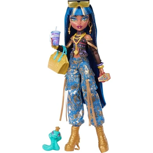 Limited-time offer: Monster High Cleo De Nile Doll with Pet Cobra from $24.99 to $24.99 (save 0.00%)