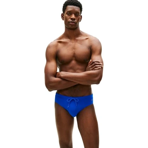 Zeitlich begrenztes Angebot: Tommy Hilfiger Herren Badeslip Brief mit Tunnelzug, Blau (Regal Blue), XXL von 49.90 € auf 26.10 € (48% Rabatt)