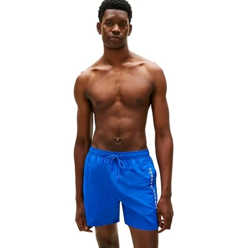 Limited-time offer: Tommy Hilfiger Men’s Swim Shorts Medium Drawstring with Zipped Pocket, Blue (Regal Blue), XXL from 65.00 £ to 37.50 £ (save 42%)