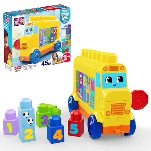 Offerta a tempo: MEGA BLOKS First Builders Scuolabus Costruisci e Impara, per Bimbi - 0.00% da 16.99 € a 16.99 €