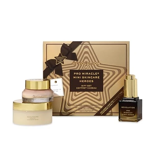 Offerta a tempo: Revolution Pro Miracle Mini Heroes Gift Set, trio skincare per detergere, riparare e idratare, formato da viaggio, Vegan & Cruelty-Free - 0.00% da 26.50 € a 26.50 €
