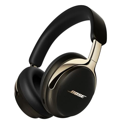 Bose QuietComfort Ultra Bluetooth-Kopfhörer (2. Gen.), kabellose Kopfhörer mit räumlichem Klang, Over-Ear-Noise-Cancelling mit Mikrofon, bis zu 30 h Wiedergabedauer, Wüstengold - Limited Edition