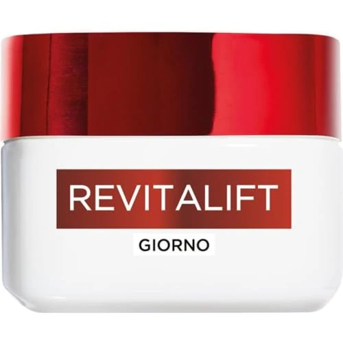 Offerta a tempo: L'Oréal Paris Crema Viso Giorno Revitalift, Per Tutti i Tipi di Pelle, Azione Rassodante, Pelle Rimpolpata e Idratata, Arricchita con Elasti-Peptidi e Pro-Retinolo, 50 ml - 34% da 13.99 € a 9.30 €