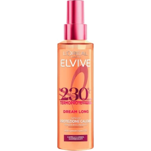 Offerta a tempo: L'Oréal Paris Elvive Dream Long Spray Termoprotettore Capelli, 150 ml - 13% da 5.99 € a 5.19 €