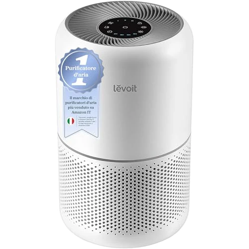 Offerta a tempo: LEVOIT Purificatore d'Aria, Filtro HEPA per Allergie e Asma, Fino a 44m², 24dB, Depuratore Rimuove 99,97% di Polvere Pollini Peli Muffe Fumo Odori, Modalità di Sonno&Timer, per Casa Uffcio - 9% da 109.99 € a 99.99 €