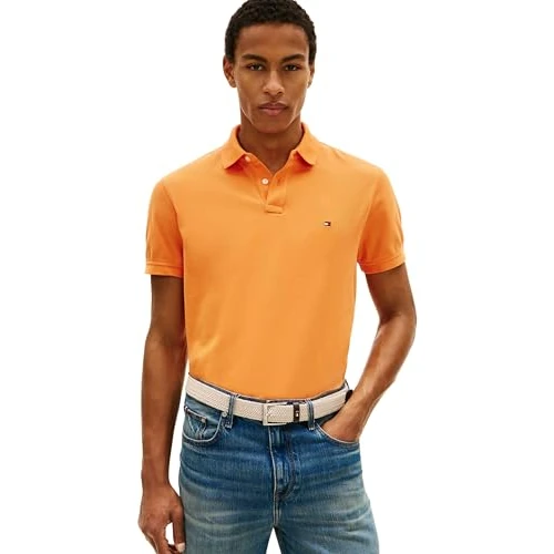 Zeitlich begrenztes Angebot: Tommy Hilfiger Herren 1985 Regular Polo Mw0Mw17770, Orange, S von 79.90 € auf 79.90 € (0.00% Rabatt)