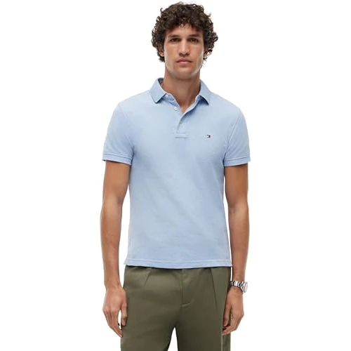 Oferta limitada: Tommy Hilfiger Polo Ajustado 1985 para Hombre, Mw0Mw17771, Azul, XS de 79.90 € a 47.00 € (ahorro 41%)