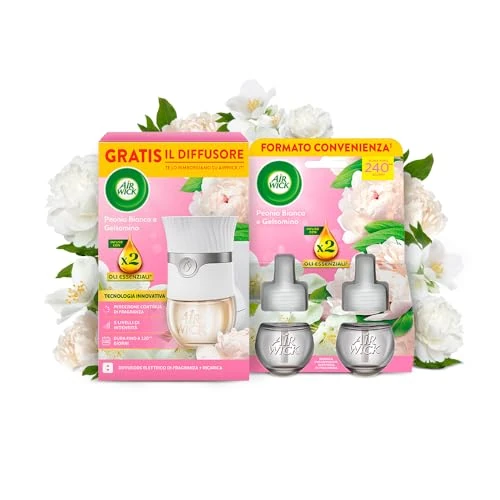 Offerta a tempo: Air Wick - Diffusore Elettrico di Oli Essenziali + 2 Ricariche — 42% da 14,70 € a 8,49 €