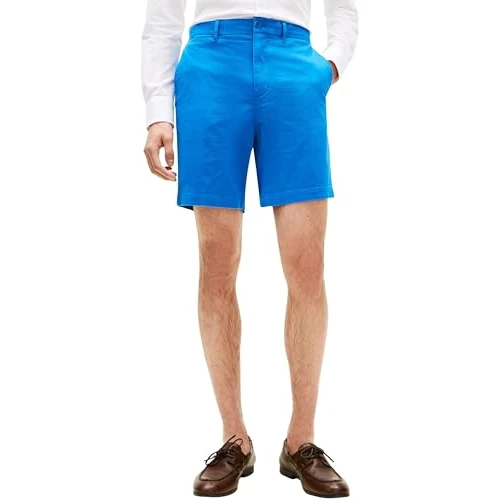 Offerta a tempo: Tommy Hilfiger Uomo Pantaloncini Chino Dover Twill in Cotone Elasticizzato, Blu (Blue Orbit), 34W - 44% da 89.90 € a 50.24 €