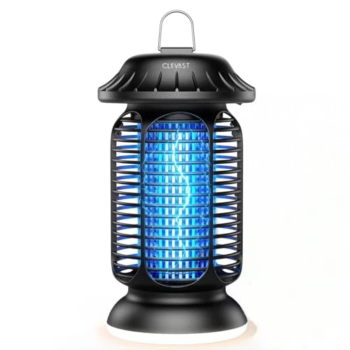 Offerta a tempo: CLEVAST Lampada Antizanzare Elettrica, 20W UV Zanzariera, lLampada Zanzare Interno Esterno Elettrica per con IPX4 Impermeabile, Trappola per Zanzare, Acchiappa Mosche per Giardino (Nero opaco) - 50% da 39.99 € a 19.99 €
