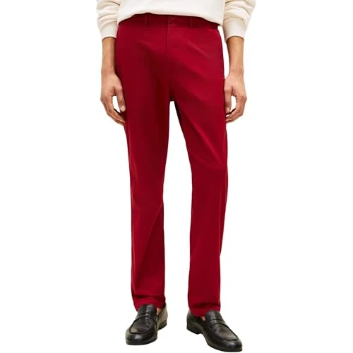 Limited-time offer: Tommy Hilfiger Men’s Chinos Core Harlem Essential Twill Relaxed Fit, Red (Regatta Red), 32W/28L from 81.22 £ to 81.22 £ (save 0.00%)