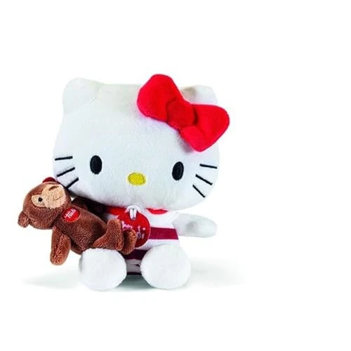 Offerta a tempo: Trudi Hello Kitty e l'amico Orso Ettore | Peluche, idea regalo | 15x14,5x10 cm taglia XS | Hello Kitty and friends | modello 25045 - 50% da 19.99 € a 9.90 €