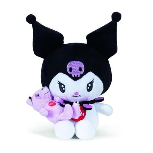 Offerta a tempo: Trudi Kuromi e l'amico Orso Ettore | Peluche, idea regalo, Kuromi anniversary | 15x14,5x10 cm taglia XS | Hello Kitty and friends | modello 25046 - 50% da 19.99 € a 9.90 €