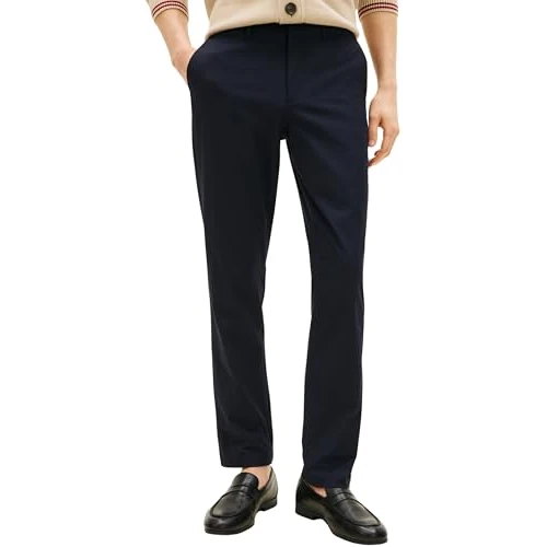 Offre limitée : Tommy Hilfiger Cool Touch Tech Denton Chino MW0MW42525 Bleu 29 W/32 L de 123.72 € à 48.72 € (60.62% de remise)
