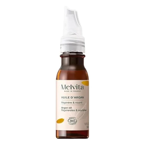 Offerta a tempo: Melvita - Olio di Argan - Oli di Bellezza - Trattamento Nutriente e Riparatore Viso, Corpo & Capelli - Puro, Spremuto a Freddo - Pelle Morbida, Capelli Brillanti - Flacone da 50 ml - 0.00% da 9.83 € a 9.83 €