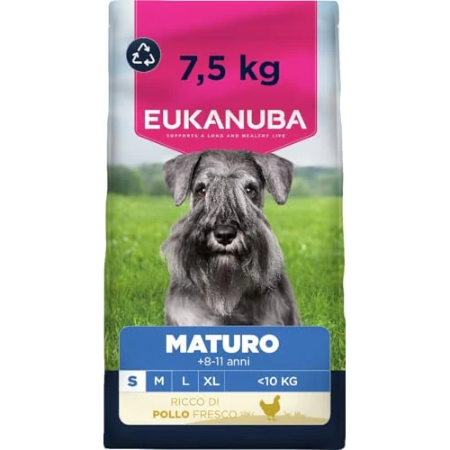 Oferta limitada: Eukanuba, alimento seco para Perros con Pollo Fresco para Razas pequeñas - Alimento seco Premium para Perros Maturos, 7,5 kg de 37.99 € a 37.99 € (ahorro 0.00%)
