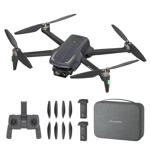 Oferta limitada: Ameta Dron con Camara 4K, S20 Pro GPS Drone para Adultos y Niños con Cámara/Retorno Automático/ 50 Minutos de Vuelo/Sigueme/Modos Inteligentes/Gestos Control, Mini Dron Menos de 249g de 179.99 EUR a 129.99 EUR (ahorro 28%)