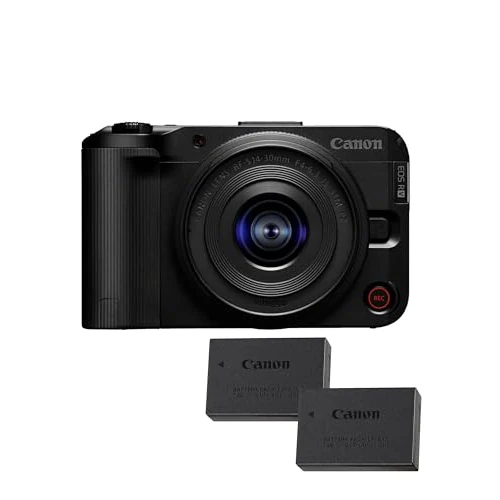 Oferta limitada: Canon EOS R50 V + RF-S 14-30mm F4-6.3 IS STM PZ + 2X Baterías (Kit de Batería Adicional)- Cámara para Vlogging Compatible con Objetivos Canon RF | Ideal Vlogs y Viajes | Conexión Bluetooth de 1014.70 € a 759.00 € (ahorro 25%)