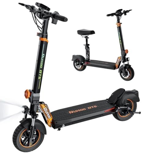 Offerta a tempo: Ruitoo RT6 Monopattino Elettrico per Adulti, Motore Potente, Batteria 48V 15.6Ah, Autonomia Massima 50-55KM, Pneumatici All Terrain 10 Pollici, 3 Modalità di Velocità, Display Intelligente - 0.00% da 490.00 € a 490.00 €