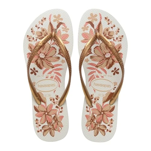 Offre limitée : Havaianas Slim Organic Femme FlipFlop White/Golden 39 EU de 32.00 € à 32.00 € (0.00% de remise)