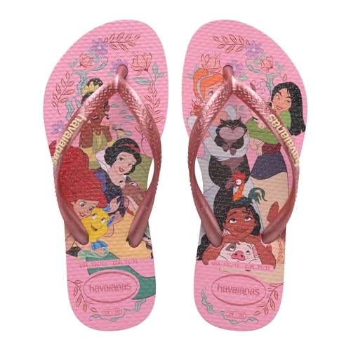 Offerta a tempo: Havaianas Kids Slim Princess Bambine e ragazze FlipFlop Pink/Pink 35 EU - 20% da 22.00 € a 17.67 €