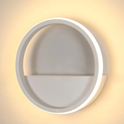 Offerta a tempo: Comely LED lampada a parete rotonda 12W 1350LM, bianco caldo 3000K, lampada a parete in alluminio interno, Ø 20cm luce esterna, design moderno per soggiorno corridoio letto - 35% da 24.99 € a 16.14 €