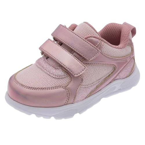 Offerta a tempo: Sneaker Bambine e ragazze con Chiusura con Doppio Strappo e Suola Leggera 261 - 41% da 34.99 € a 20.72 €