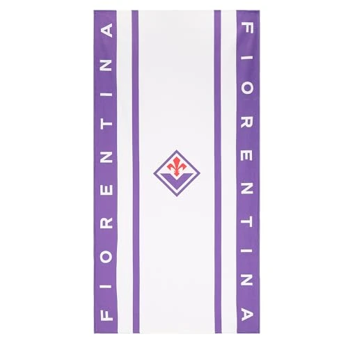 Limited-time offer: Only4fan S.r.l. ACF Fiorentina Beach Towel 70 x 140 cm Microfibre Official Product, White from 13.48 £ to 13.48 £ (save 0.00%)