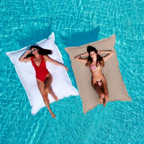 Offerta a tempo: Avalon - Cuscino Galleggiante per Piscina Pouf Poltrona Sacco Way Grande, Pouffe Amaca, Pouf a Sacco in Tessuto Tecnico Antistrappo e Impermeabile, Arredo Moderno, Made in Italy(175x140cm-Corda) - 0.00% da 169.90 € a 169.90 €