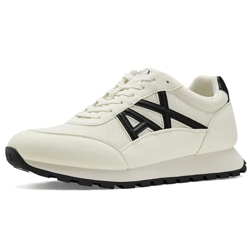 Zeitlich begrenztes Angebot: Armani Exchange Male Drop, Sneaker,Off White,41 von 130.00 € auf 61.40 € (53% Rabatt)