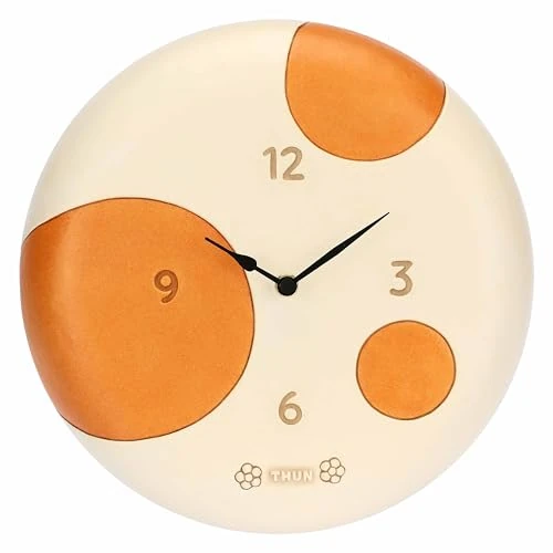THUN - Reloj de Pared - cerámica - Colección Chroma - 26 x 26 x 4,7 cm