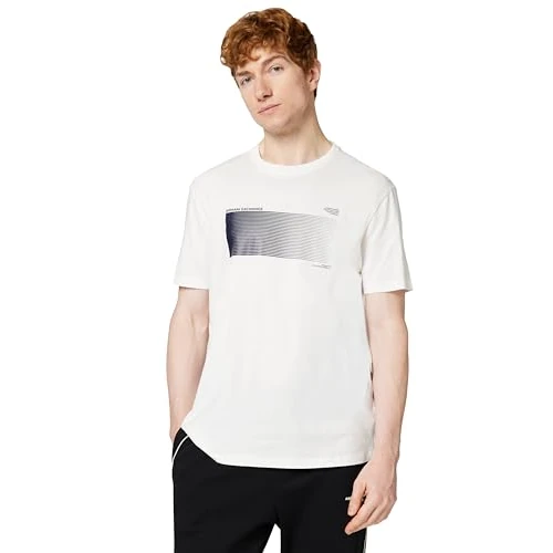 Offerta a tempo: Armani Exchange Front 3D Printed Logo Modern T-Shirt, Bianco Sporco, XL Uomo - 34% da 50.00 € a 33.10 €