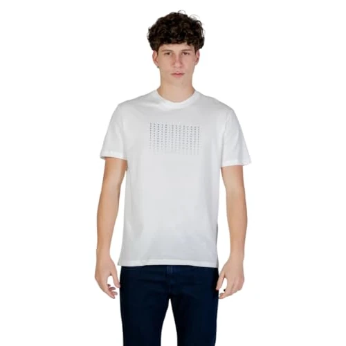 Limited-time offer: Armani Exchange Men's Plain 3D Printed Front Logo T-Shirt, Off White, M from 23.39 £ to 23.39 £ (save 0.00%)