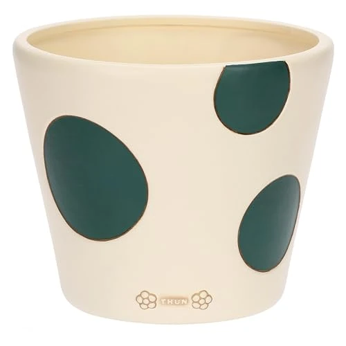 THUN - Cachepot Grande - cerámica - Colección Chroma - 24,3 x 24,3 x 20,7 cm