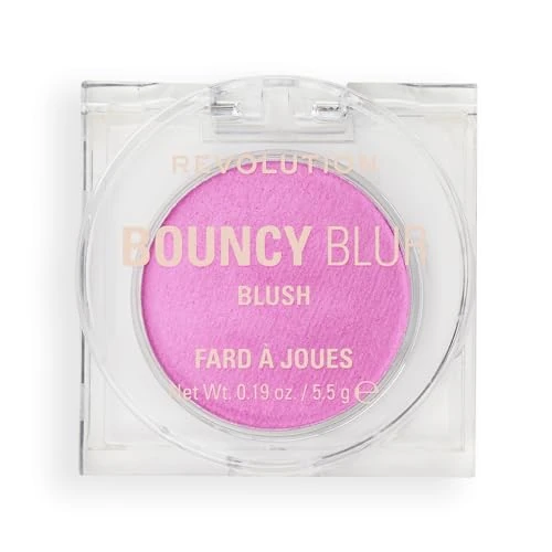 Offerta a tempo: Revolution Bouncy Blur Blush, make-up per guance e labbra, formula modulabile con effetto levigante, Bubble Bounce Lilac Pink, Vegan & Cruelty-Free - 48% da 6.99 € a 3.61 €
