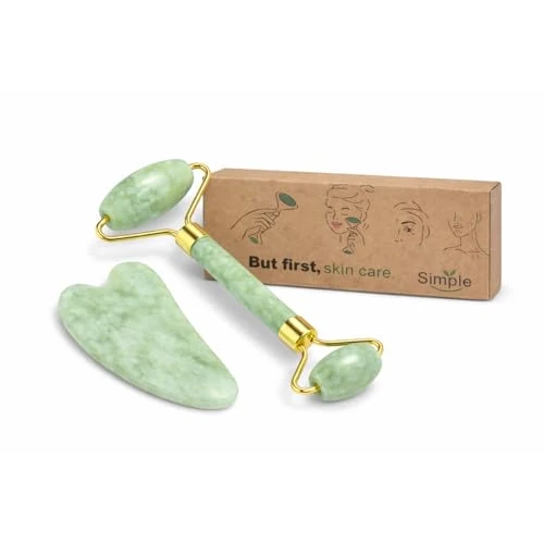 Offerta a tempo: Gua Sha e Rullo di Giada | Massaggiatore Viso, Guasha Corpo e Accessori Skincare, Massaggiatore Occhi, Face Roller Relax, Accessori Ragazza, Strumenti di Bellezza - 50% da 18.45 € a 9.23 €