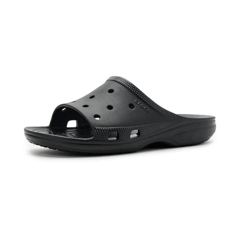 Tijdelijke aanbieding: Crocs Heren, Saturday Slide M, Zwart, 11 UK Mannen van 31.46 € naar 31.46 € (0.00% korting)