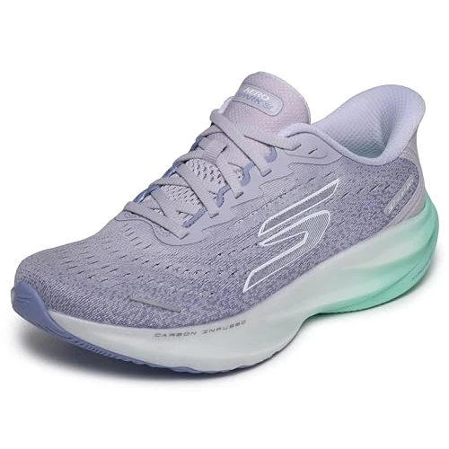 Offerta a tempo: Skechers Donna Skx Aero Spark Si Slip-in ALLENATRICE, Purple Textile/Aqua Trim, 40 EU - 49% da 149.95 € a 75.98 €