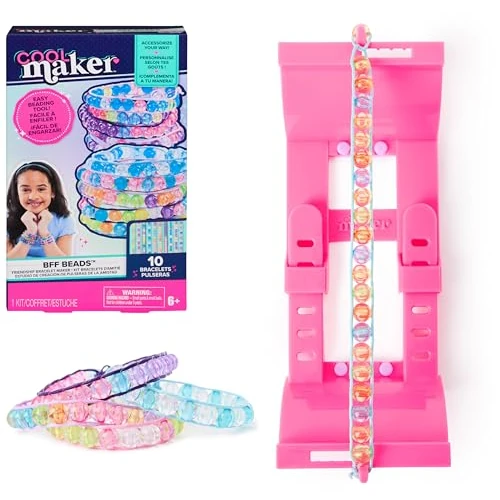 Offerta a tempo: Cool Maker, Kit per la Realizzazione di Braccialetti dell'amicizia BFF Beads, 230 Perline per Braccialetti, Realizza 10 Braccialetti, Giocattoli per Bambini e Bambine, 6+ Anni - 35% da 12.99 € a 8.50 €