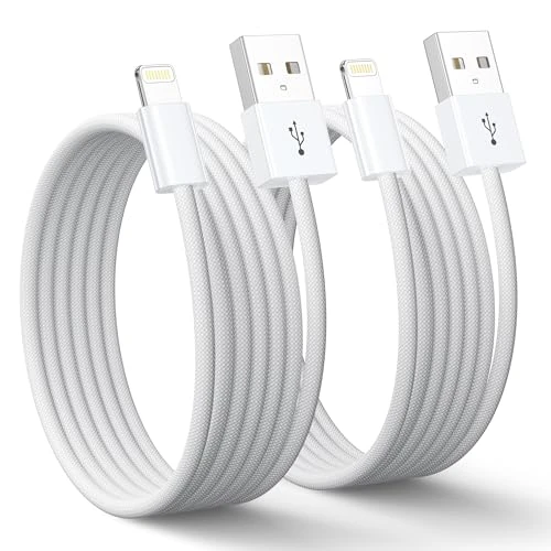 iPhone Lightning-kabel, 2 stuks 1m, MFi-gecertificeerd, iPhone snellaadkabel, USB naar Lightning-kabel voor iPhone 14 13 12 11 Pro Max Mini XS XR X 8 8 Plus 7 6 6s Plus SE2020