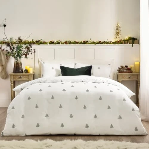 Offerta a tempo: furn. Wylder Winter Forest Set Copripiumino (Bianco - Super King) - 0.00% da 68.37 € a 68.37 €