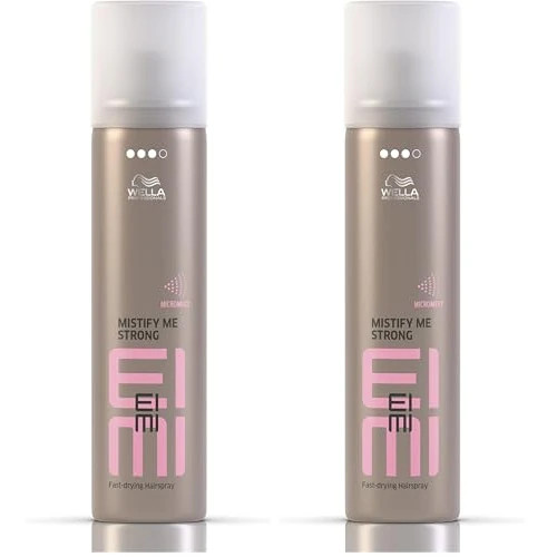 Limitiertes Angebot: Wella EIMI Mistify Me Strong – schnelltrocknendes Haarspray – leichtes Fixing Spray für sofortigen Halt – Styling-Spray für 24 Stunden zuverlässigen Halt mit natürlicher Bewegung – 1 x 75 ml von 18.40 EUR auf 10.46 EUR (Spare 43%)