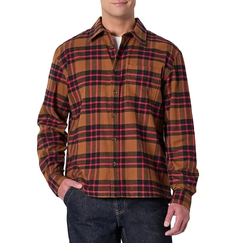 Limited offer: Amazon Essentials Men's (Demi's Pick) Relaxed-Fit Long-Sleeve Flannel Shirt from 22.39 EUR to 22.39 EUR (save 0%)